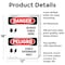Signmission Cable Buried Here Bilingual, 12 in W x Rectangle, Aluminum OS-2PACK-DS-A-1218-VS-1051 - alternate 5